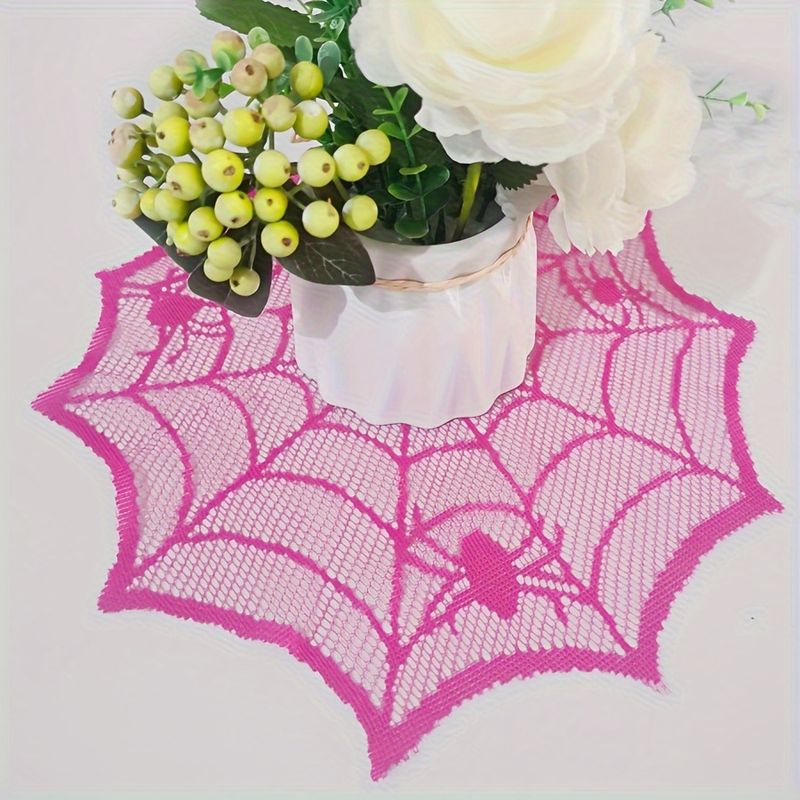 VIKAMA Tapete de Mesa em Renda - Spider Web Halloween Decoration avaliação e preço