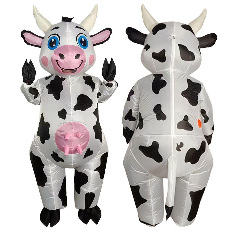 Fantasia Inflável de Vaca para - Halloween Costume Adult avaliação e preço