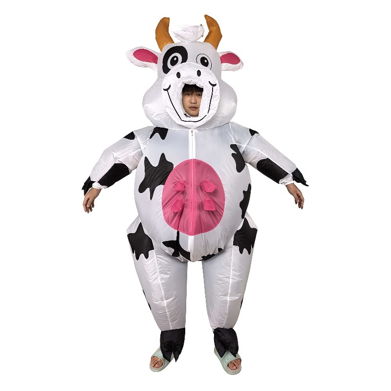 Fantasia Inflável de Vaca para - Halloween Costume Adult avaliação e preço
