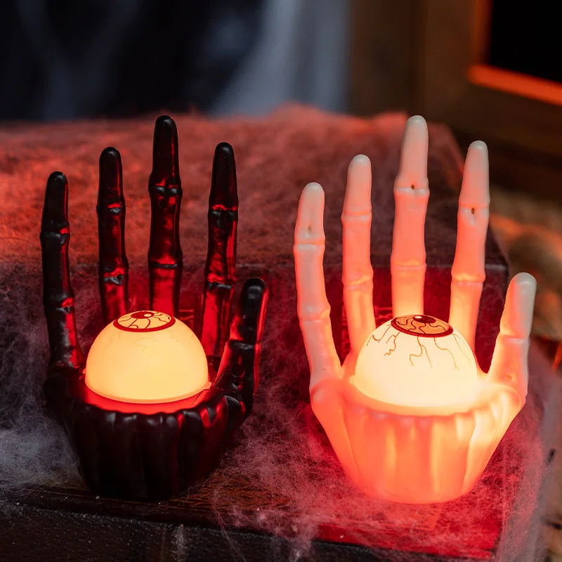 Luz Noturna LED de Mão Fantasm - Halloween Pumpkin Decor Led avaliação e preço