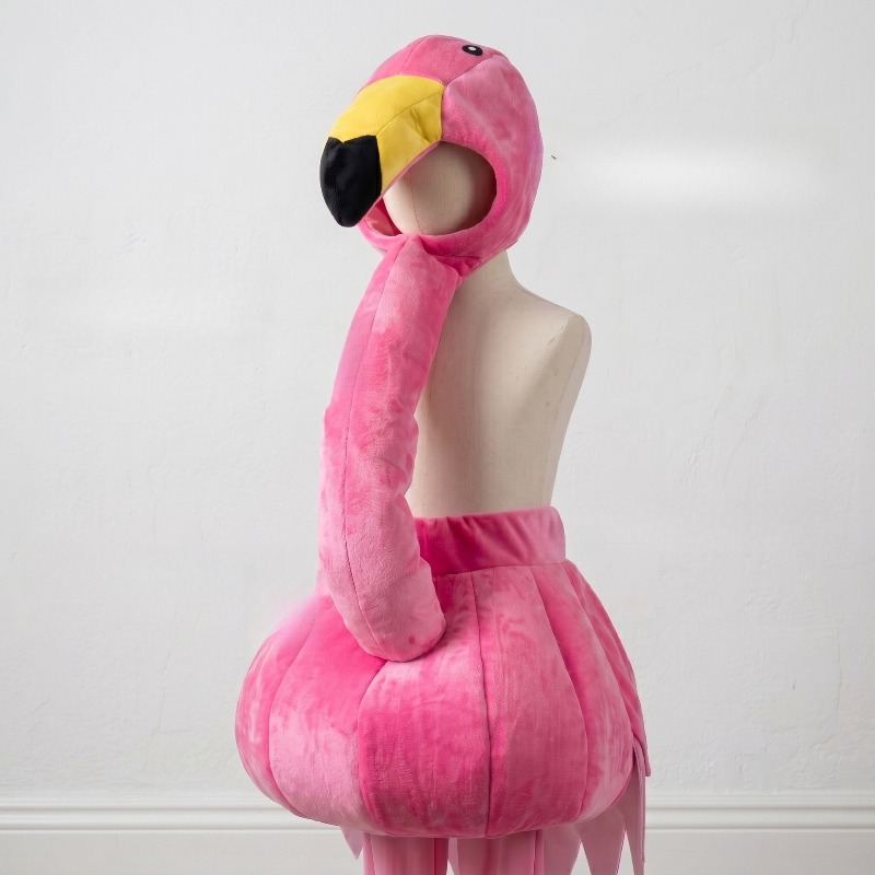 Fantasia de Flamingo Rosa para - Halloween Costume Kids avaliação e preço