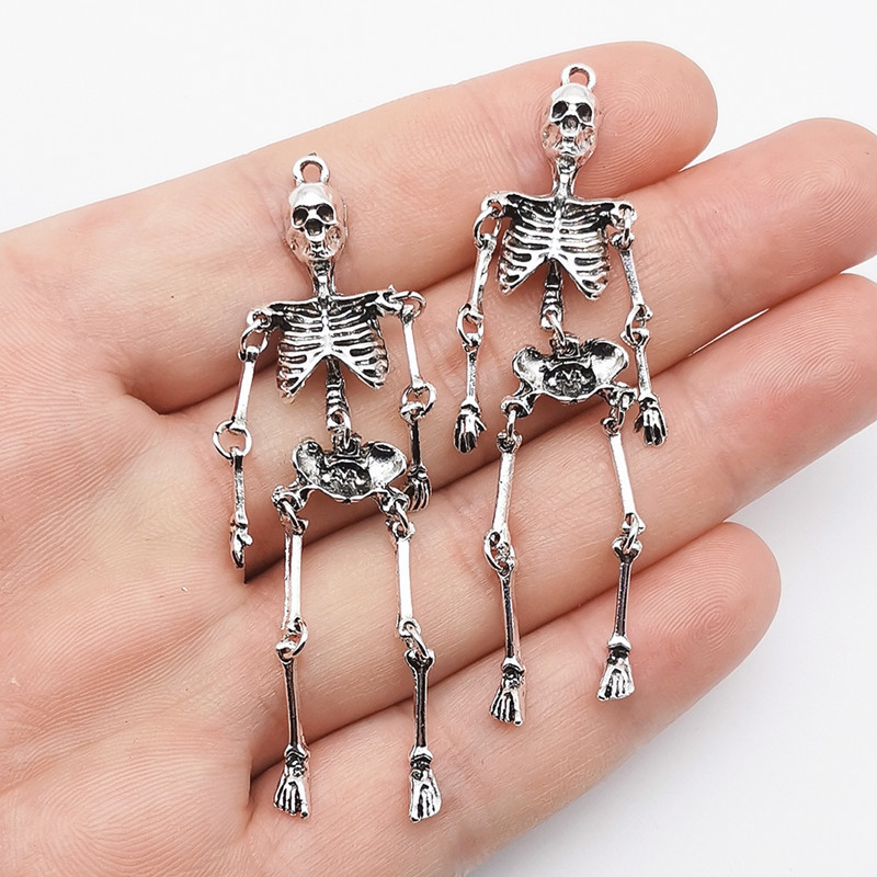 2/5/10 pçs retro crânio esquel - Halloween Skeleton Decoration avaliação e preço