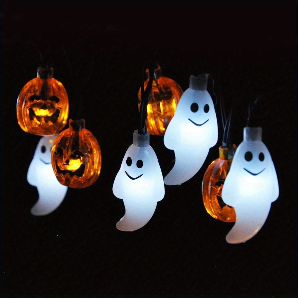 Luzes de Cordão LED de 19,7 Pé - Halloween Led String Lights Orange avaliação e preço